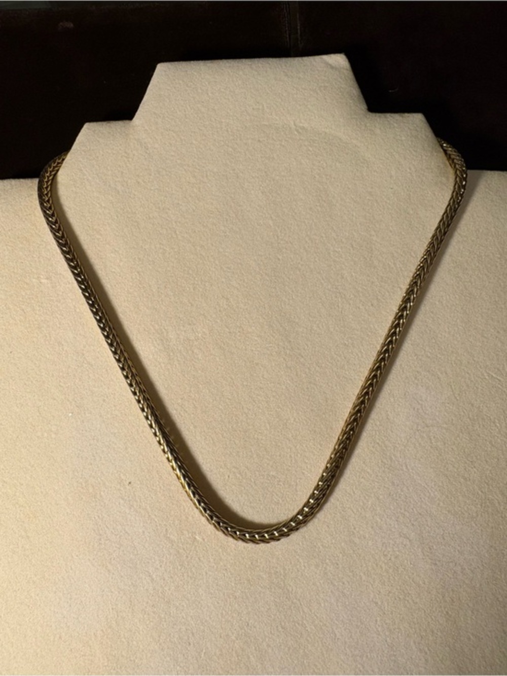 Classic Gold-Tones Braided Rope Necklace